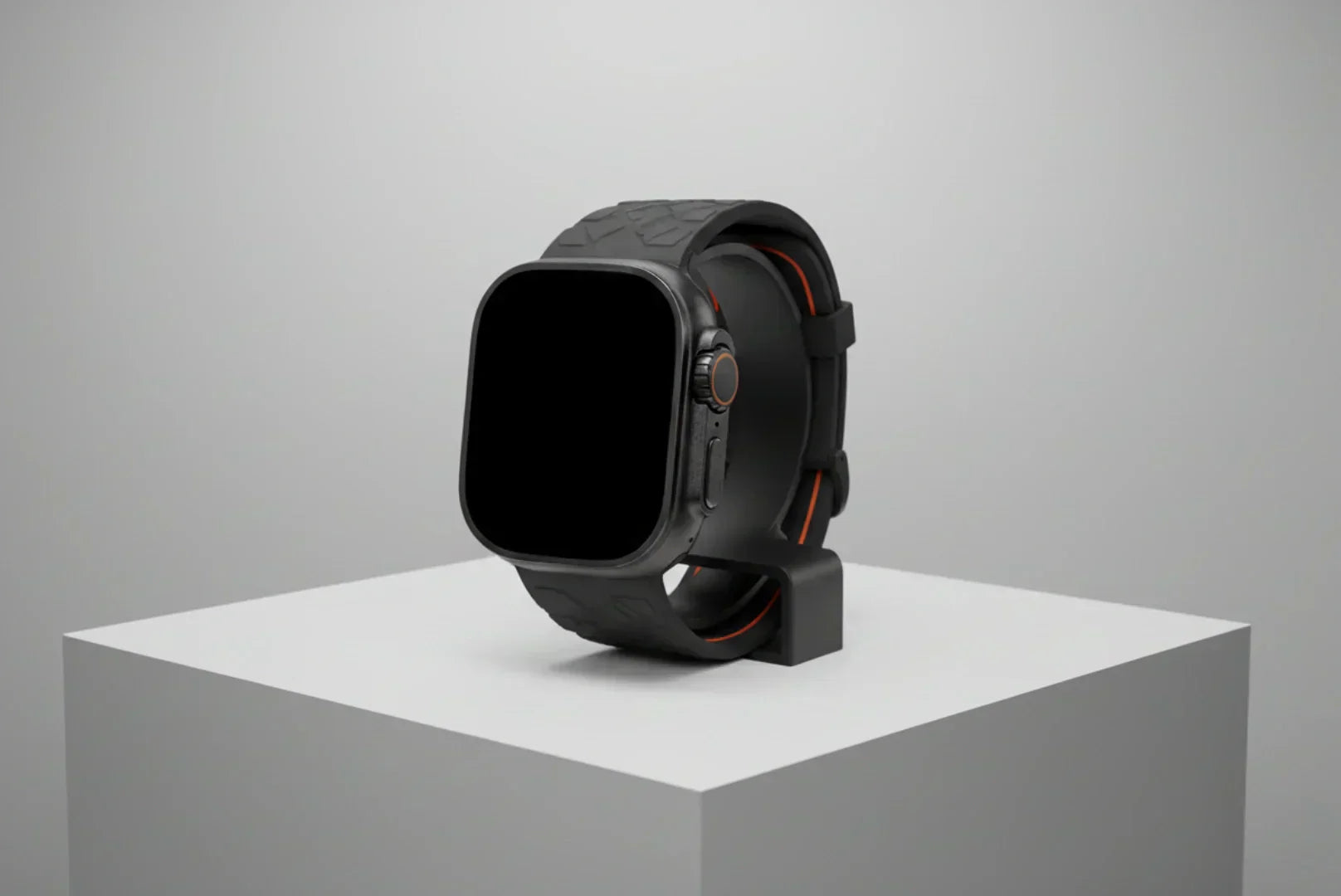 Apple Watch Ultra 3 auf einem passenden Uhrenständer