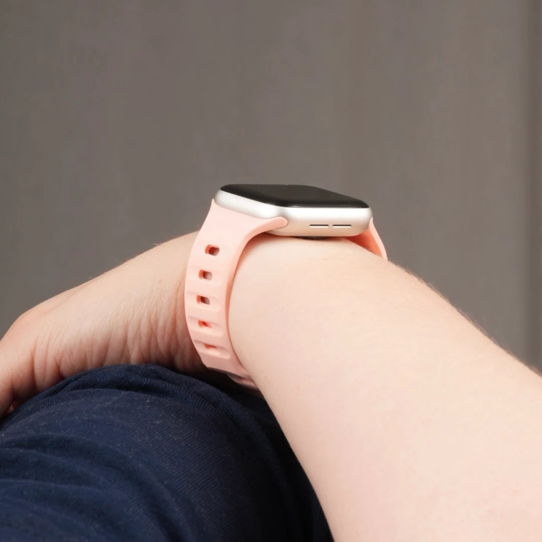 Silikonarmband in Rosa von Breband – passt zu jedem Look #farbe_Rosa