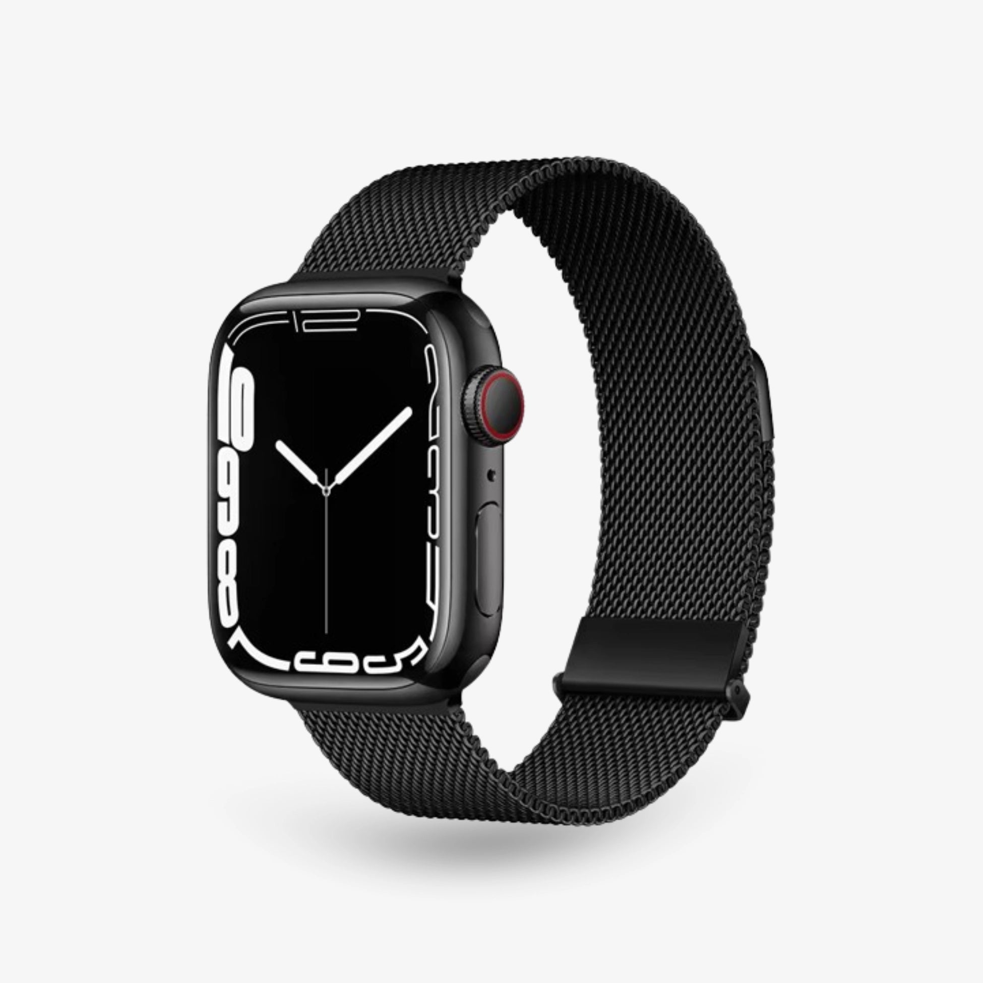 Apple Watch milanaise Armband #farbe_schwarz