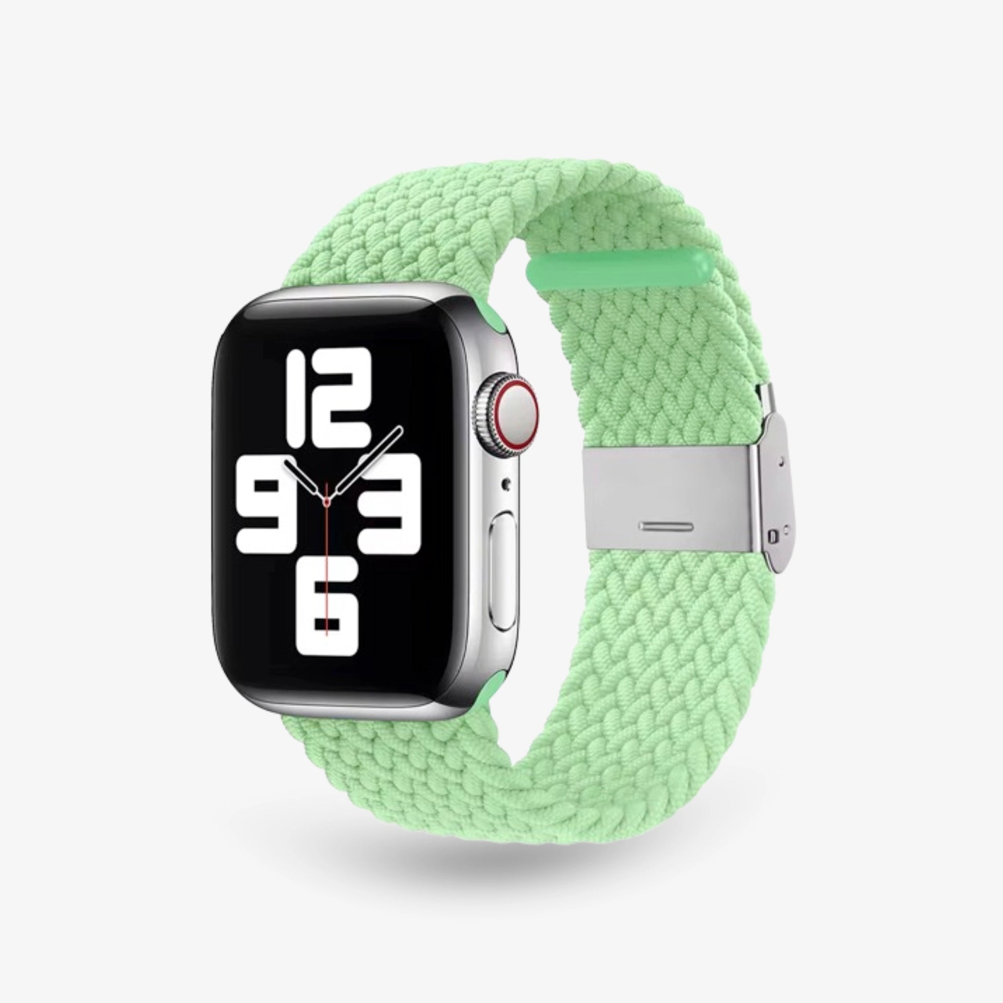 Apple Watch Armband Nylon Flexbraid #farbe_Hellgrün