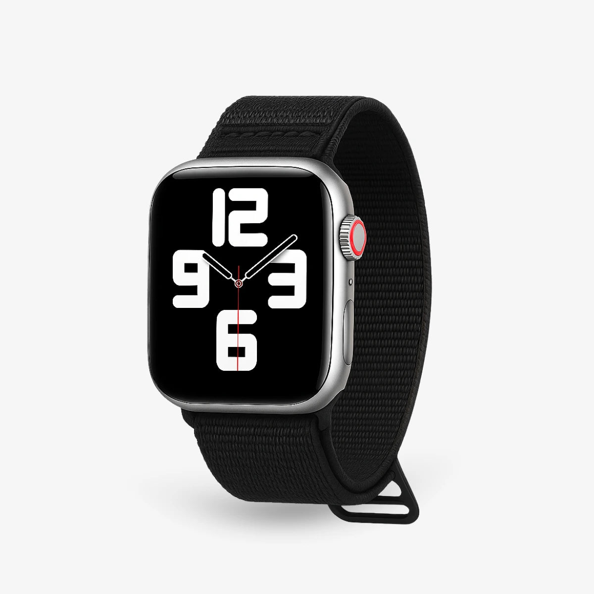Breband Hook Elastic Armband für Apple Watch #farbe_schwarz