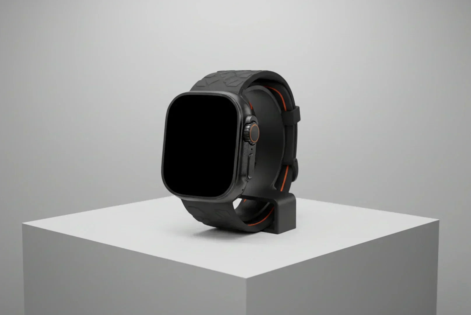 Apple Watch Ultra 3 auf einem passenden Uhrenständer