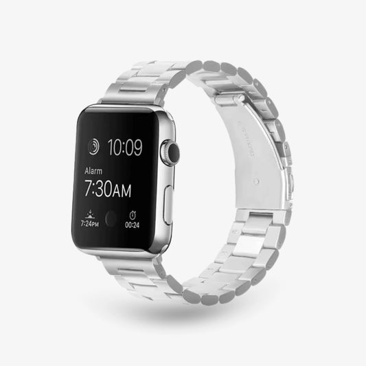 Apple Watch Gliederarmband in Silber #farbe_silber