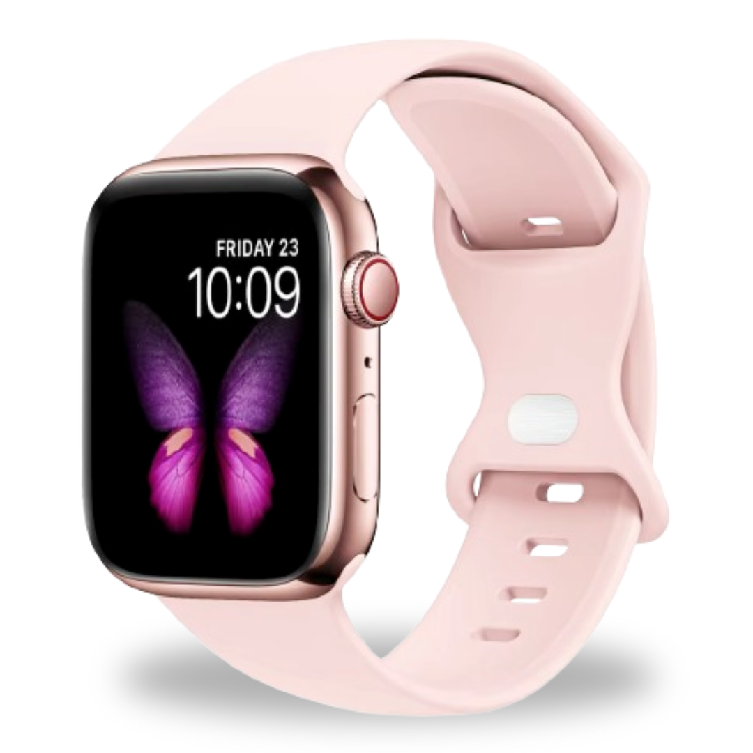 Breband Bracelet en silicone Butterfly pour Apple Watch