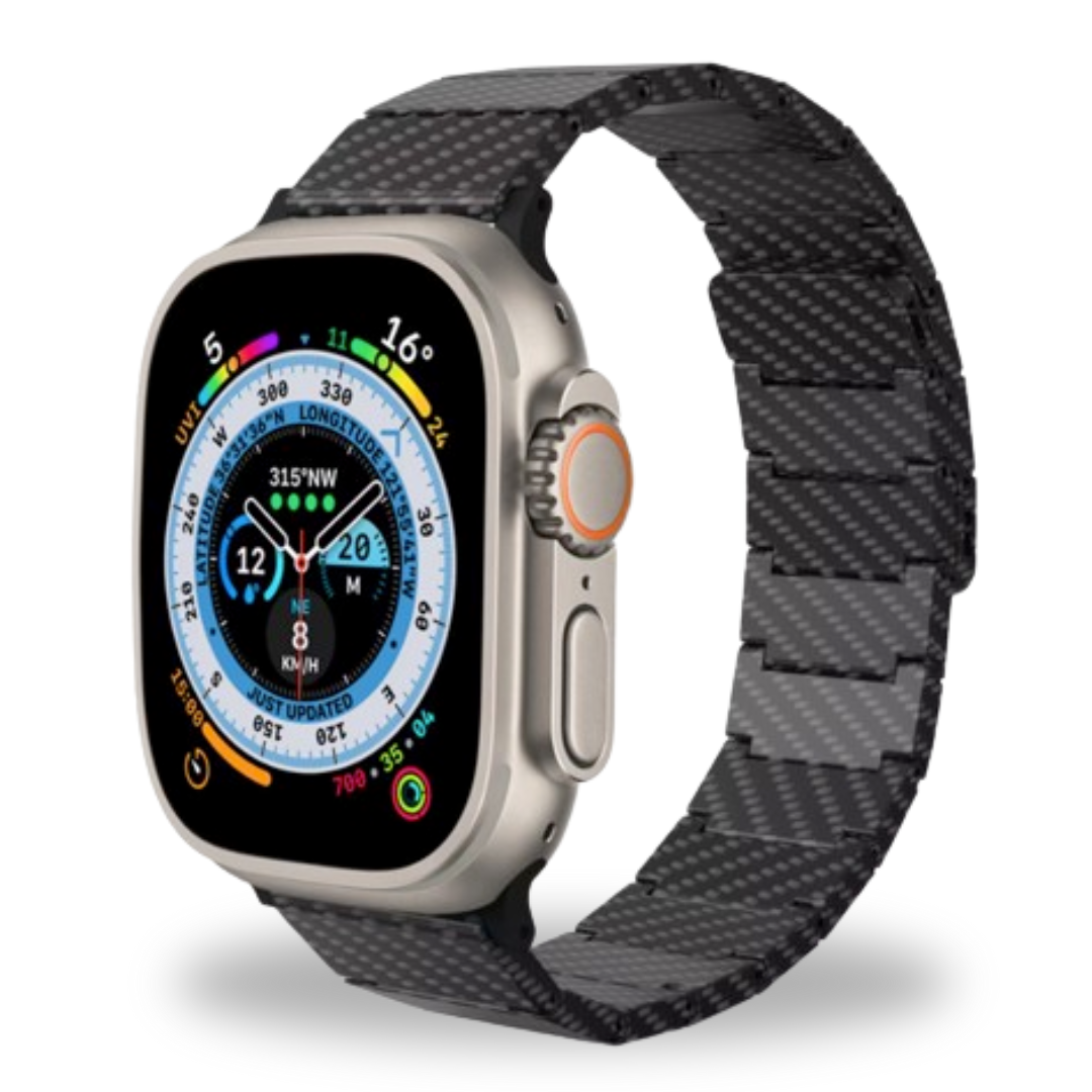 Breband Carbon Armband für Apple Watch