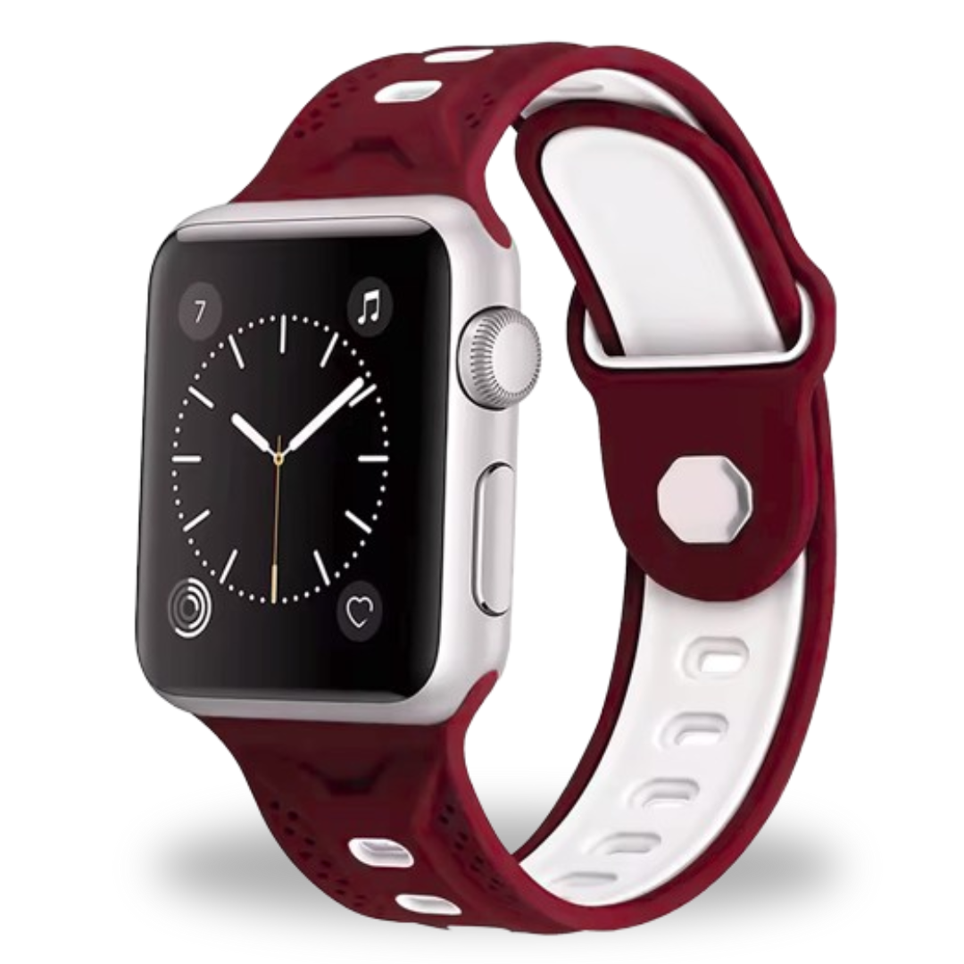 Breband bracelet en silicone Dual Sport pour Apple Watch