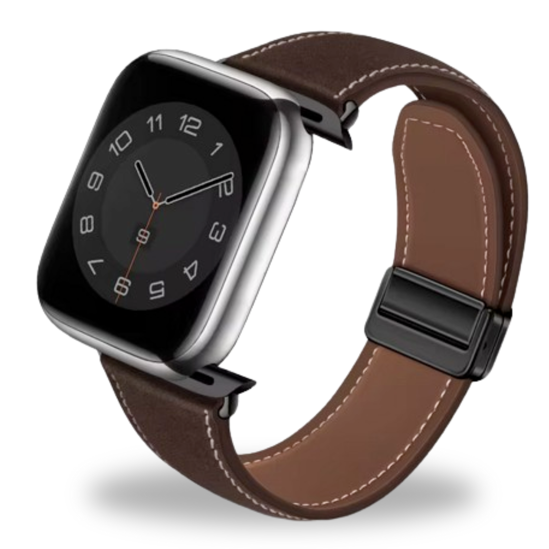 Breband bracelet en cuir Magnet pour Apple Watch