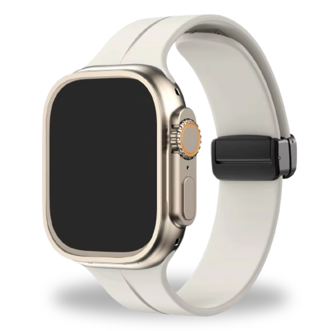 Breband bracelet magnétique en silicone pour Apple Watch