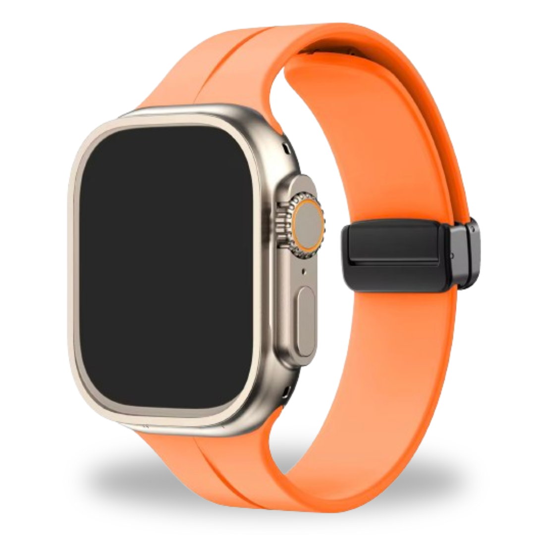 Breband bracelet magnétique en silicone pour Apple Watch