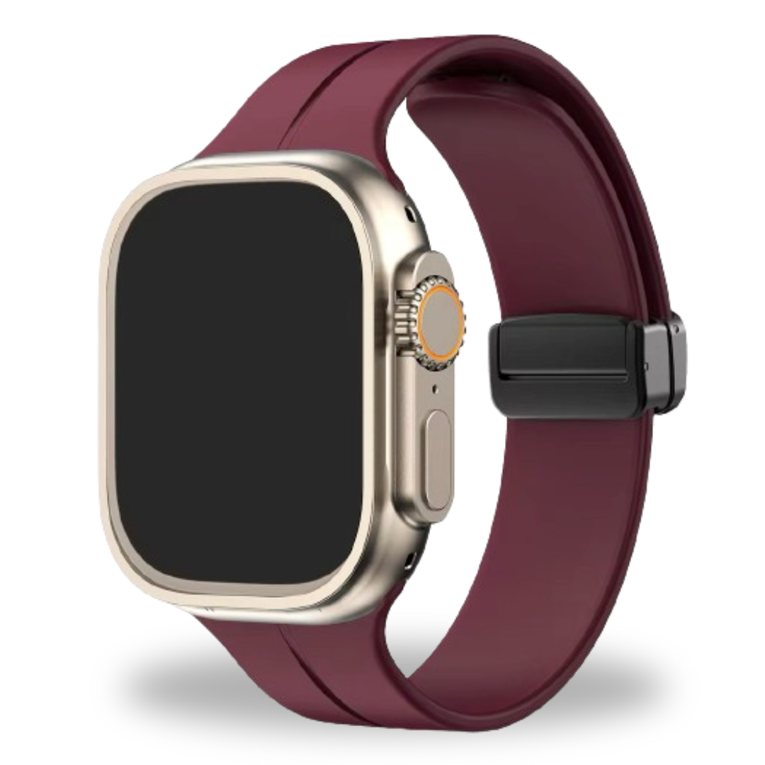 Breband bracelet magnétique en silicone pour Apple Watch