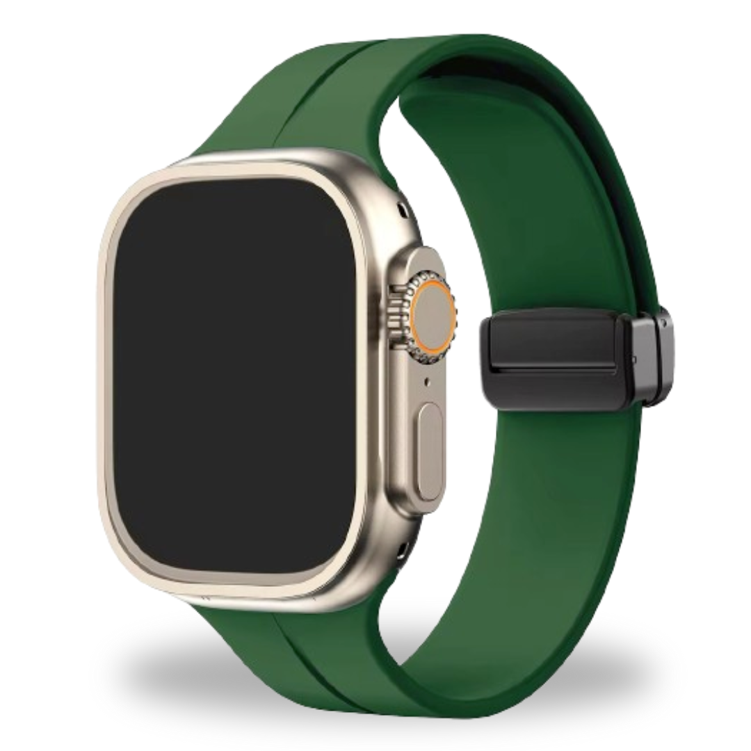 Breband bracelet magnétique en silicone pour Apple Watch