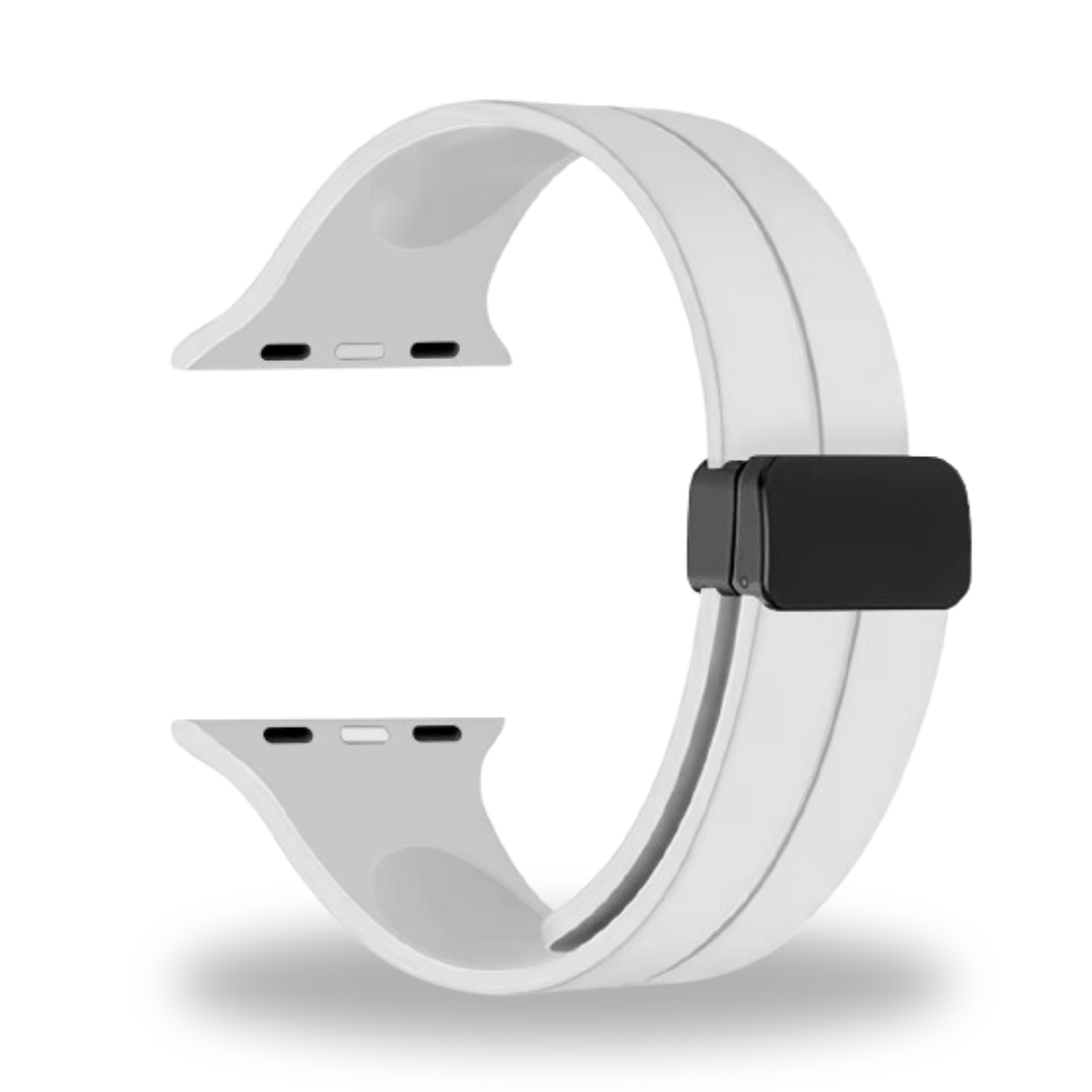 Breband bracelet magnétique en silicone pour Apple Watch