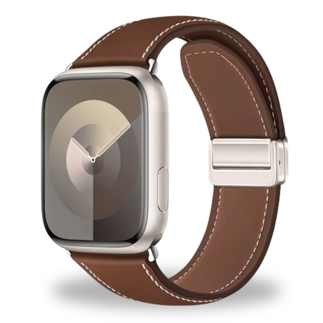 Breband bracelet en cuir Magnet pour Apple Watch