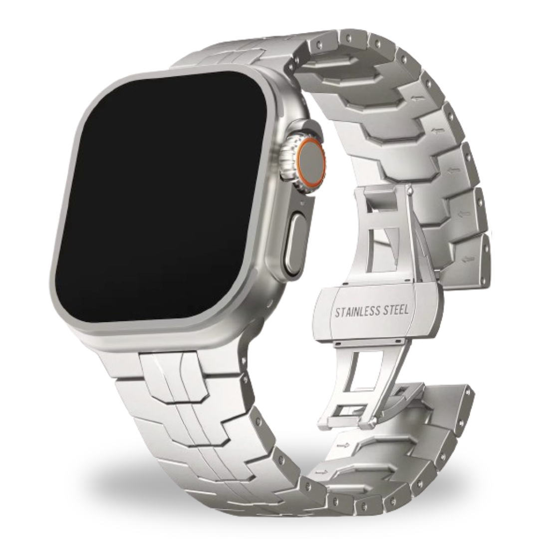 Breband bracelet en acier inoxydable pour Apple Watch