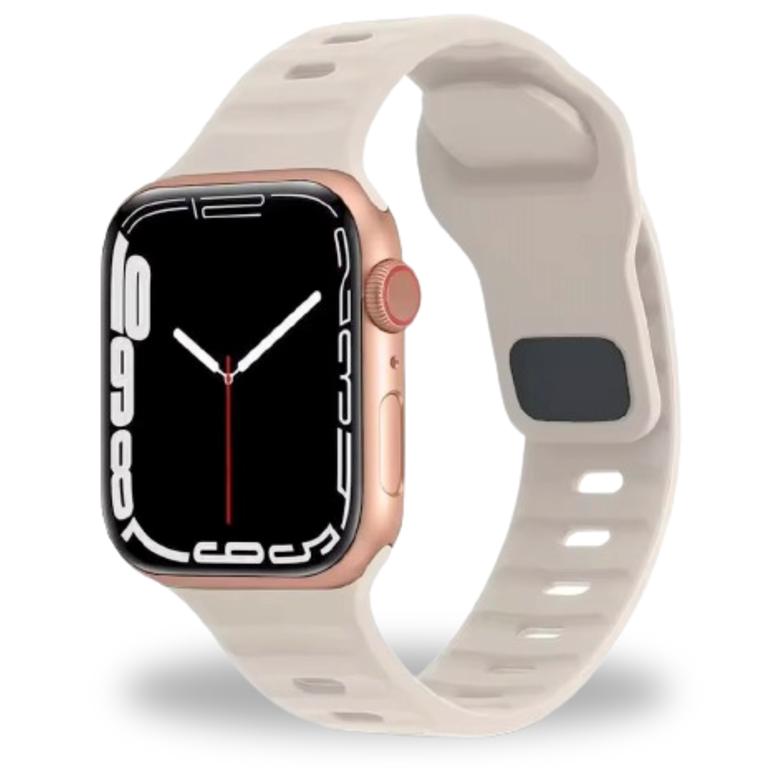 Breband Active Silikonarmband für Apple Watch in Sand