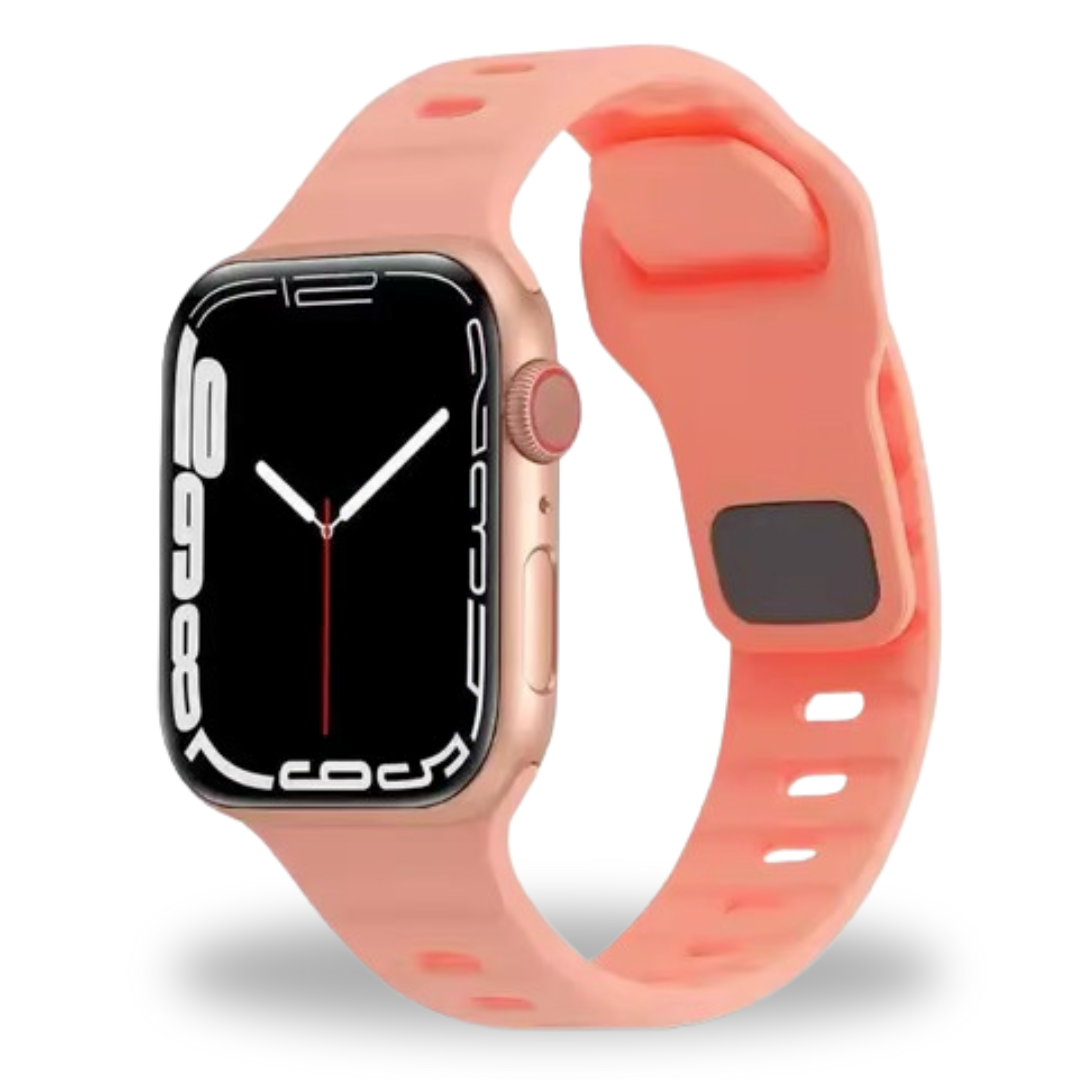 Breband Active Silikonarmband für Apple Watch in Rosa