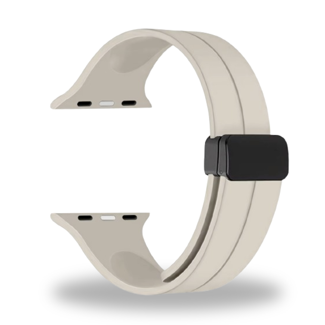 Breband bracelet magnétique en silicone pour Apple Watch